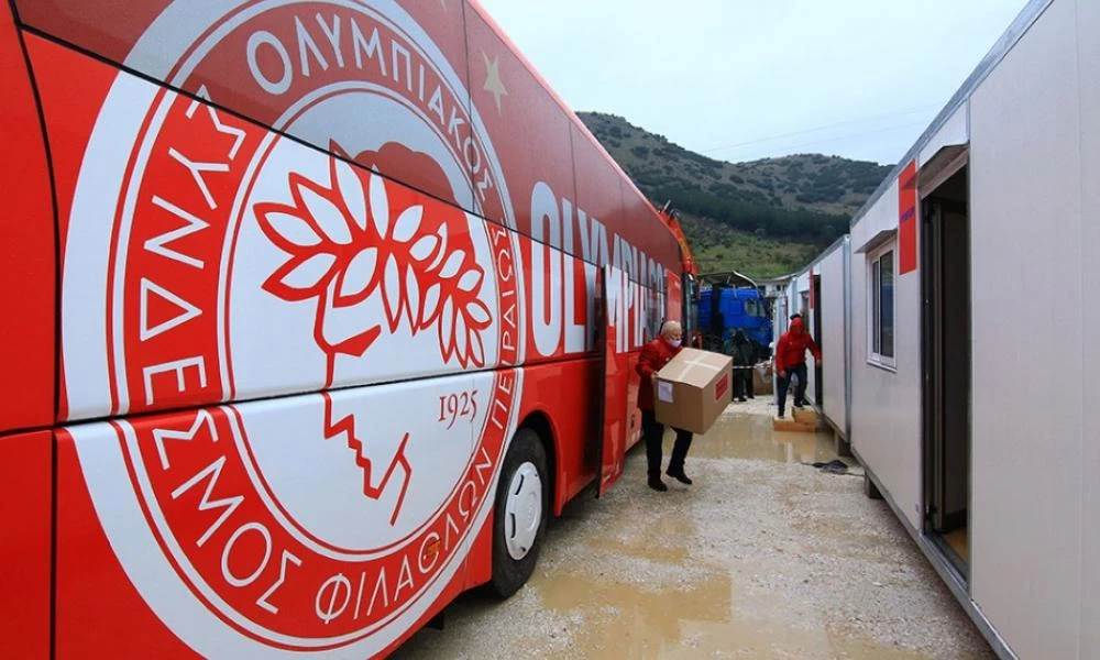 Δαμάσι: Άλλοι τέσσερις νέοι οικίσκοι δωρεάς του Ολυμπιακού